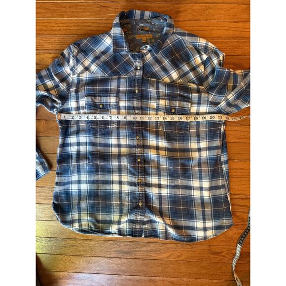 Jachs Girlfriend Flannel Button Down 2XL Pearl Snap - Picture 4 of 10